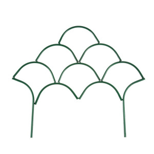 Ограждение декоративное, 54 × 335 см, 5 секций, зелёное, «Волна» Ограждение декоративное, 54 × 335 см, 5 секций, зелёное, «Волна»