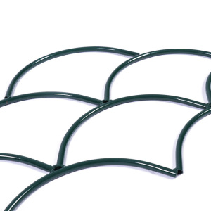 Ограждение декоративное, 54 × 335 см, 5 секций, зелёное, «Волна» Ограждение декоративное, 54 × 335 см, 5 секций, зелёное, «Волна»