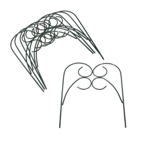 Ограждение декоративное, 55 × 300 см, 5 секций, металл, зелёное, «Садовод» Ограждение декоративное, 55 × 300 см, 5 секций, металл, зелёное, «Садовод»