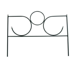Ограждение декоративное, 55 × 340 см, 5 секций, металл, зелёное, «Сияние» Ограждение декоративное, 55 × 340 см, 5 секций, металл, зелёное, «Сияние»