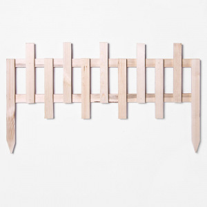 Ограждение декоративное, 55 × 87 см, 1 секция, дерево, «№ 1», Greengo Ограждение декоративное, 55 × 87 см, 1 секция, дерево, «№ 1», Greengo