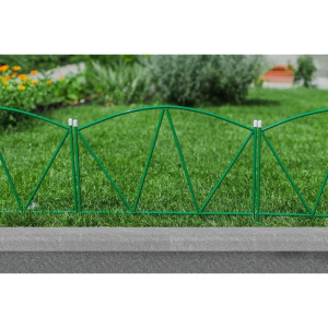 Ограждение декоративное, 65 × 325 см, 5 секций, металл, «Арена» Ограждение декоративное, 65 × 325 см, 5 секций, металл, «Арена»