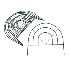 Ограждение декоративное, 70 × 350 см, 5 секций, металл, зелёное, «Радар» Ограждение декоративное, 70 × 350 см, 5 секций, металл, зелёное, «Радар»