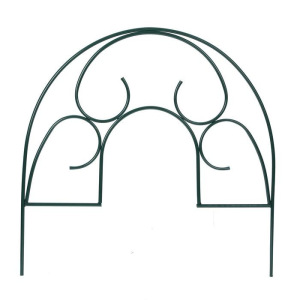 Ограждение декоративное, 70 × 400 см, 5 секций, металл, зелёное, «Гребешок» Ограждение декоративное, 70 × 400 см, 5 секций, металл, зелёное, «Гребешок»