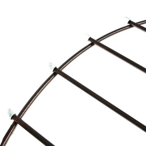 Ограждение декоративное, 78 × 410 см, 5 секций, металл, бронзовое, «Вертикаль» Ограждение декоративное, 78 × 410 см, 5 секций, металл, бронзовое, «Вертикаль»