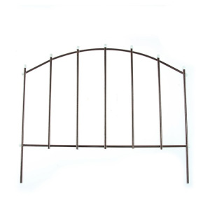 Ограждение декоративное, 78 × 410 см, 5 секций, металл, бронзовое, «Вертикаль» Ограждение декоративное, 78 × 410 см, 5 секций, металл, бронзовое, «Вертикаль»