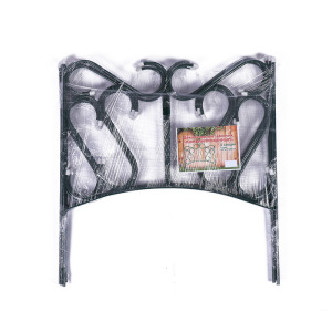 Ограждение декоративное, 80 × 380 см, 5 секций, металл, «Комбинированный» Ограждение декоративное, 80 × 380 см, 5 секций, металл, «Комбинированный»