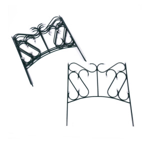 Ограждение декоративное, 80 × 380 см, 5 секций, металл, «Комбинированный» Ограждение декоративное, 80 × 380 см, 5 секций, металл, «Комбинированный»