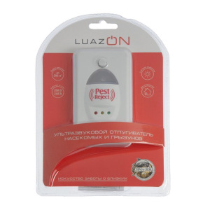 Отпугиватель насекомых и грызунов LuazON LRI-07, ультразвуковой, 200 м2, 220 В, белый Отпугиватель насекомых и грызунов LuazON LRI-07, ультразвуковой, 200 м2, 220 В, белый