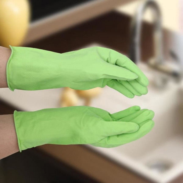 Перчатки хозяйственные резиновые Доляна, размер XL, 40 гр, цвет МИКС