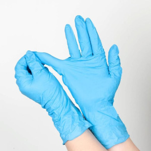 Перчатки нитриловые с удлинённой манжетой «Усиленные+», размер XL, 15 гр, 50 шт/уп, цвет голубой Перчатки нитриловые с удлинённой манжетой «Усиленные+», размер XL, 15 гр, 50 шт/уп, цвет голубой
