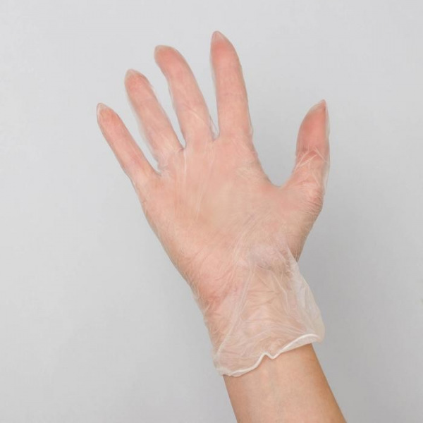 Перчатки виниловые неопудренные нестирильные John Pack, размер S, 100 шт/уп, цвет прозрачный