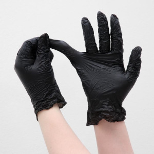 Перчатки виниловые, размер L, 100 шт/уп, цвет чёрный Перчатки виниловые, размер L, 100 шт/уп, цвет чёрный