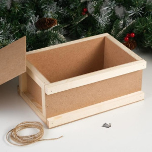 Подарочная коробка "Бандероль" деревянная 30×21×12,5 см Подарочная коробка "Бандероль" деревянная 30×21×12,5 см