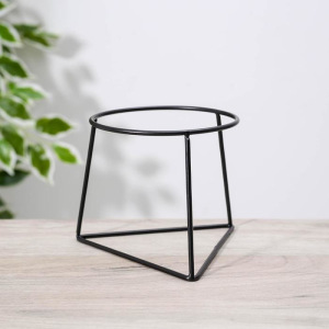 Подставка для цветов Доляна «Геометрик», d=11,5 см, 11×12,3×12,3 см, цвет чёрный Подставка для цветов Доляна «Геометрик», d=11,5 см, 11×12,3×12,3 см, цвет чёрный