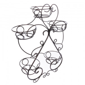 Подставка для цветов «Горшок», d=16 см, цвет черный Подставка для цветов «Горшок», d=16 см, цвет черный