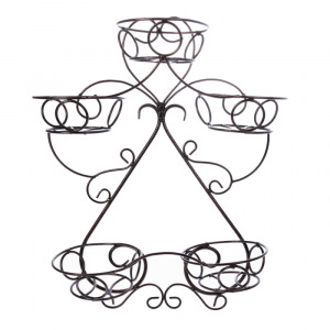 Подставка для цветов «Горшок», d=16 см, цвет черный Подставка для цветов «Горшок», d=16 см, цвет черный