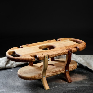 Подставка с блюдом для вина и закусок "Винница", 50х25 см Подставка с блюдом для вина и закусок "Винница", 50х25 см