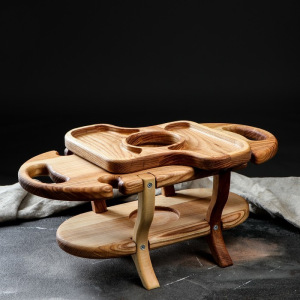 Подставка с блюдом для вина и закусок "Винница", 50х25 см Подставка с блюдом для вина и закусок "Винница", 50х25 см