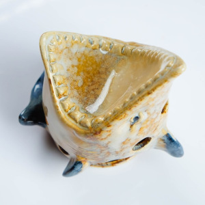 Подсвечник керамический "Осетр" 12*12*16 см Подсвечник керамический "Осетр" 12*12*16 см