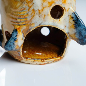 Подсвечник керамический "Осетр" 12*12*16 см Подсвечник керамический "Осетр" 12*12*16 см