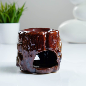 Подсвечник керамический "Пень" 8*11*9 см Подсвечник керамический "Пень" 8*11*9 см