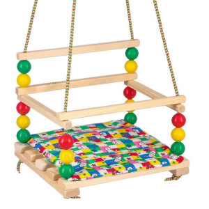 Подвесное кресло для игровой площадки с мягкой сидушкой, "Ветерок", сиденье 34х28 см Подвесное кресло для игровой площадки с мягкой сидушкой, "Ветерок", сиденье 34х28 см