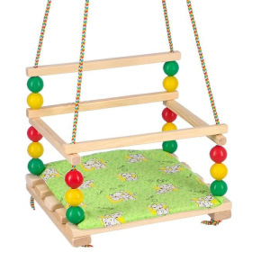 Подвесное кресло для игровой площадки с мягкой сидушкой, "Ветерок", сиденье 34х28 см Подвесное кресло для игровой площадки с мягкой сидушкой, "Ветерок", сиденье 34х28 см