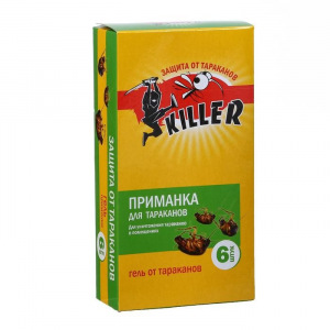 Приманка от тараканов "Киллер", 6 шт Приманка от тараканов "Киллер", 6 шт