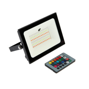 Прожектор светодиодный 50W, с пультом, 78SMD2835, IP65, 220 В, RGBW Прожектор светодиодный 50W, с пультом, 78SMD2835, IP65, 220 В, RGBW