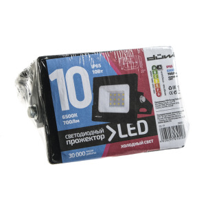 Прожектор светодиодный duwi eco, 10 Вт, 6500 К, 700 Лм, IP65 Прожектор светодиодный duwi eco, 10 Вт, 6500 К, 700 Лм, IP65