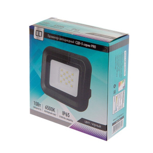 Прожектор светодиодный LLT СДО-5 PRO, 10 Вт, 230 В, 6500 К, 950 Лм, IP65 Прожектор светодиодный LLT СДО-5 PRO, 10 Вт, 230 В, 6500 К, 950 Лм, IP65
