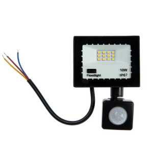 Прожектор светодиодный Luazon Lighting 10 Вт, 900 Лм, 4000К, Датчик движения, IP66 Прожектор светодиодный Luazon Lighting 10 Вт, 900 Лм, 4000К, Датчик движения, IP66