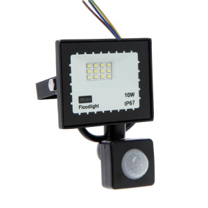 Прожектор светодиодный Luazon Lighting 10 Вт, 900 Лм, 6500К, Датчик движения, IP66 Прожектор светодиодный Luazon Lighting 10 Вт, 900 Лм, 6500К, Датчик движения, IP66