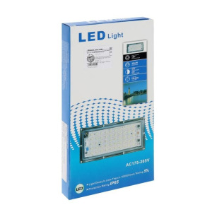 Прожектор светодиодный модульный Luazon Lighting M-02B 50Вт, IP65, 4500Лм, 3000К,220В Черный Прожектор светодиодный модульный Luazon Lighting M-02B 50Вт, IP65, 4500Лм, 3000К,220В Черный