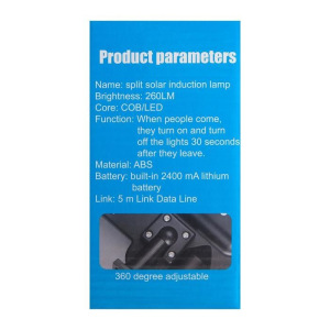 Прожектор светодиодный на выносной солнечной батарее 18 Вт, COB LED, 6500К Прожектор светодиодный на выносной солнечной батарее 18 Вт, COB LED, 6500К