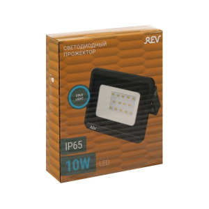 Прожектор светодиодный REV, 10 Вт, 6500 К, 800 Лм, IP65 Прожектор светодиодный REV, 10 Вт, 6500 К, 800 Лм, IP65