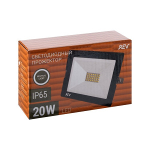 Прожектор светодиодный REV, 20 Вт, 4000 К, 1600 Лм, IP65 Прожектор светодиодный REV, 20 Вт, 4000 К, 1600 Лм, IP65