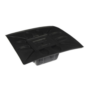 Пруд-фонтан квадратный, 69 × 68 × 23 см, без насоса, чёрный Пруд-фонтан квадратный, 69 × 68 × 23 см, без насоса, чёрный