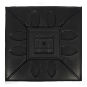 Пруд-фонтан квадратный, 69 × 68 × 23 см, без насоса, чёрный Пруд-фонтан квадратный, 69 × 68 × 23 см, без насоса, чёрный