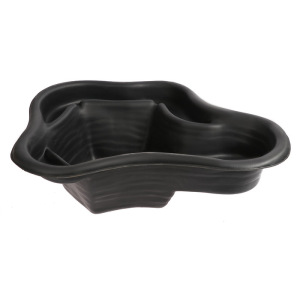 Пруд садовый пластиковый, 135 л, чёрный Пруд садовый пластиковый, 135 л, чёрный