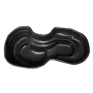 Пруд садовый пластиковый, 640 л, чёрный Пруд садовый пластиковый, 640 л, чёрный