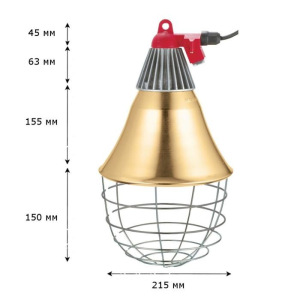 Рефлектор 250 Вт металл, с переключателем Hi-Off-Lo шнур 2,5 м Рефлектор 250 Вт металл, с переключателем Hi-Off-Lo шнур 2,5 м