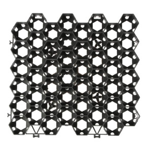 Решётка газонная, 40 × 40 × 3,5 см, чёрная Решётка газонная, 40 × 40 × 3,5 см, чёрная
