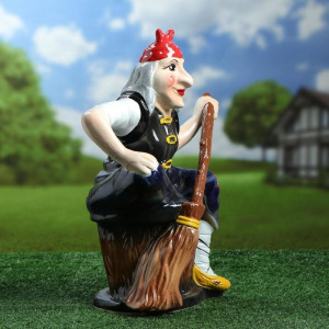 Садовая фигура "Баба Яга", 45 см Садовая фигура "Баба Яга", 45 см