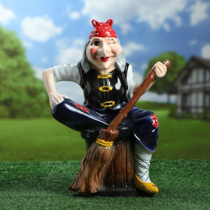 Садовая фигура "Баба Яга", 45 см Садовая фигура "Баба Яга", 45 см