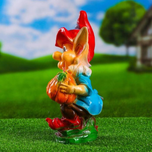 Садовая фигура "Эльф с тыквой" 35см Садовая фигура "Эльф с тыквой" 35см