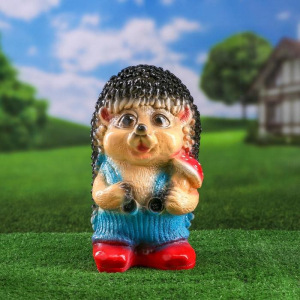 Садовая фигура "Ежик большой с грибом" 32см Садовая фигура "Ежик большой с грибом" 32см