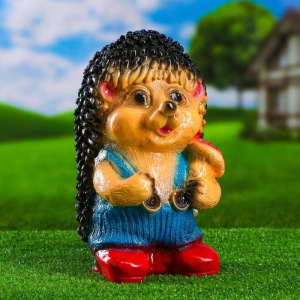 Садовая фигура "Ежик большой с грибом" 32см Садовая фигура "Ежик большой с грибом" 32см