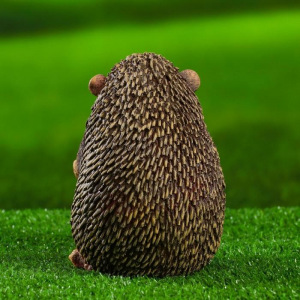 Садовая фигура "Ежик с грибами милый" 16х13х11 см Садовая фигура "Ежик с грибами милый" 16х13х11 см